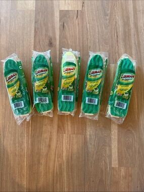 Green All-Purpose Libman Scrub Sponges Refill for Wand - Pack of 10